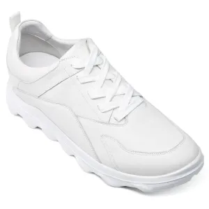 5 CM / 1.95 Inches CMR CHAMARIPA height increasing shoes - Men's Height Boosting Sneakers - Leather Athletic Shoes