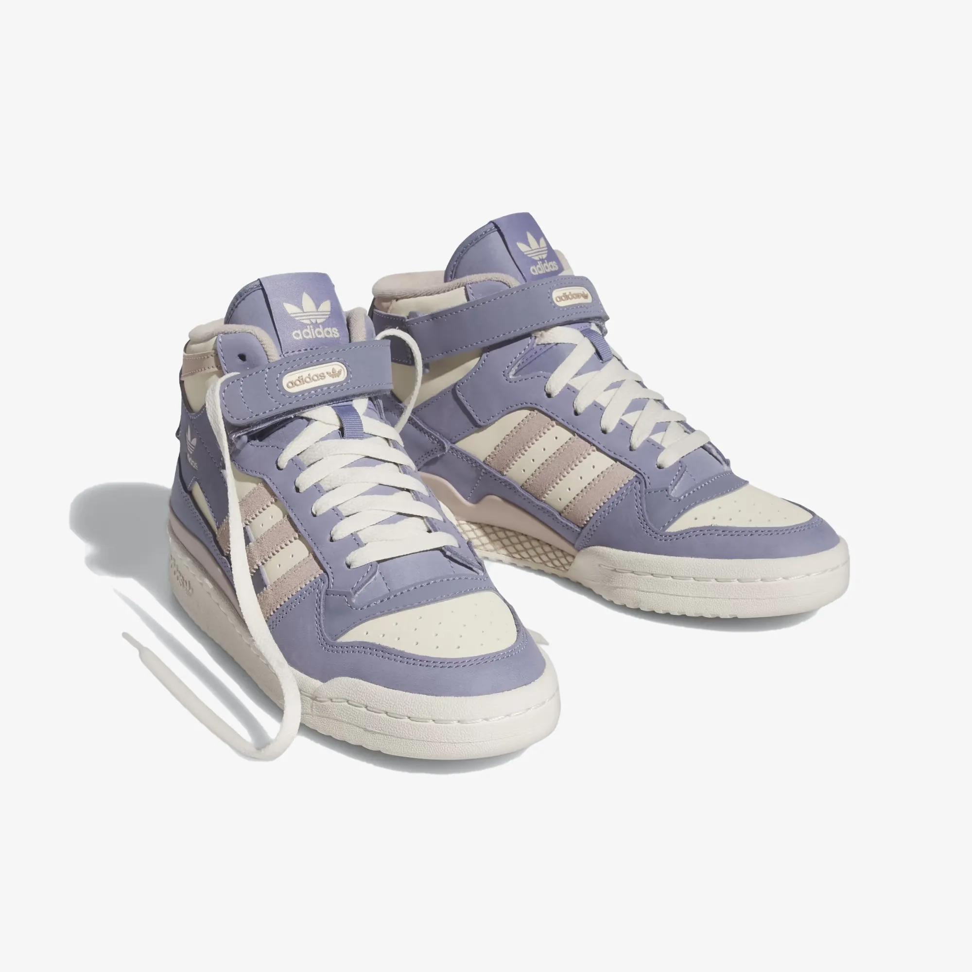 Adidas Originals | WMN'S FORUM MID TENNIS  { SILVER VIOLET/WONDER TAUPE/WHITE