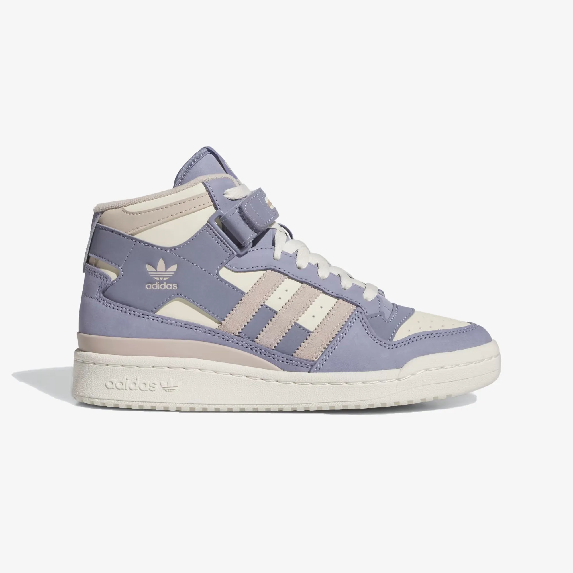 Adidas Originals | WMN'S FORUM MID TENNIS  { SILVER VIOLET/WONDER TAUPE/WHITE