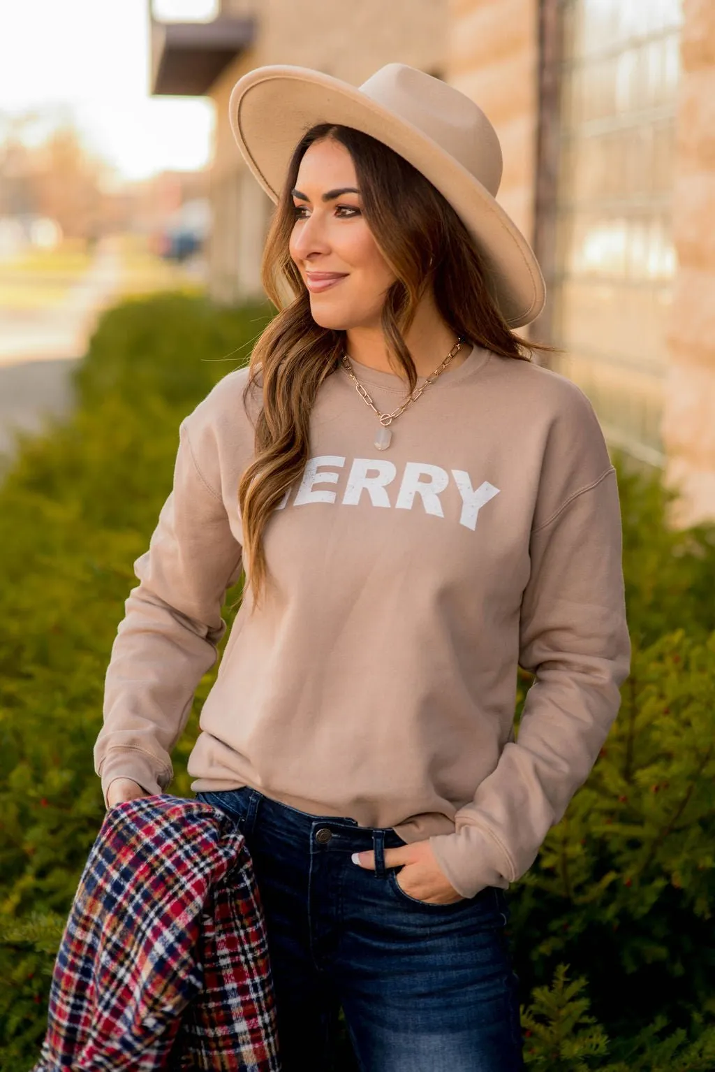 Be Bold Merry Graphic Crewneck