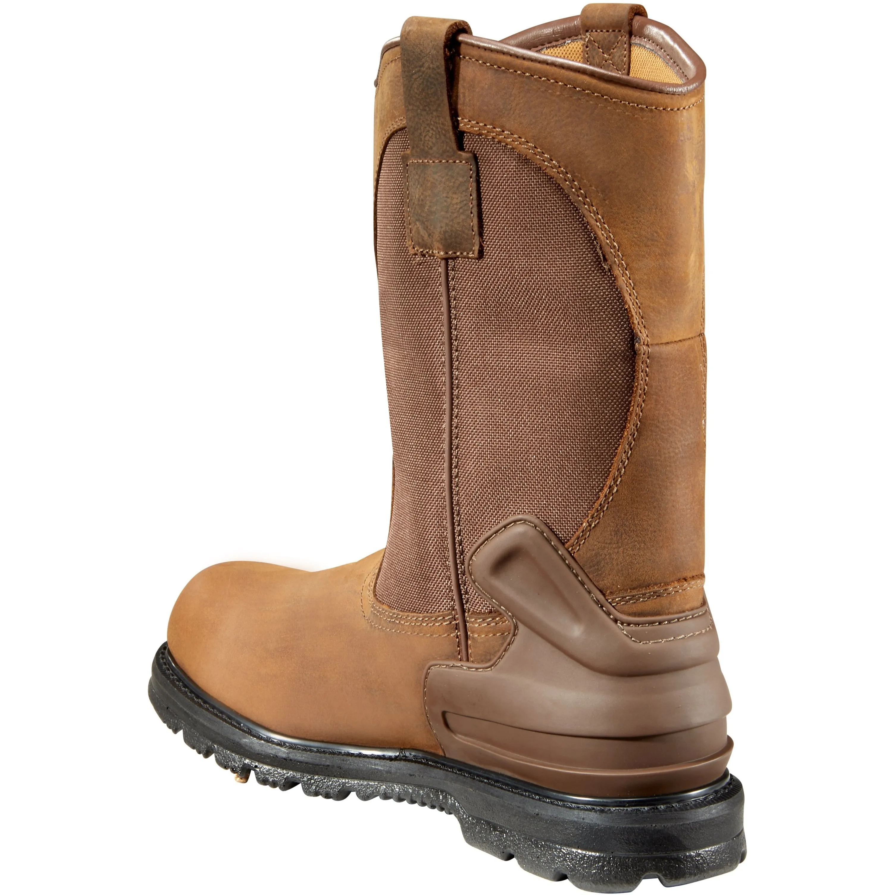 Carhartt Men's 11" Soft Toe WP Wellington Work Boot - Brown - CMP1100