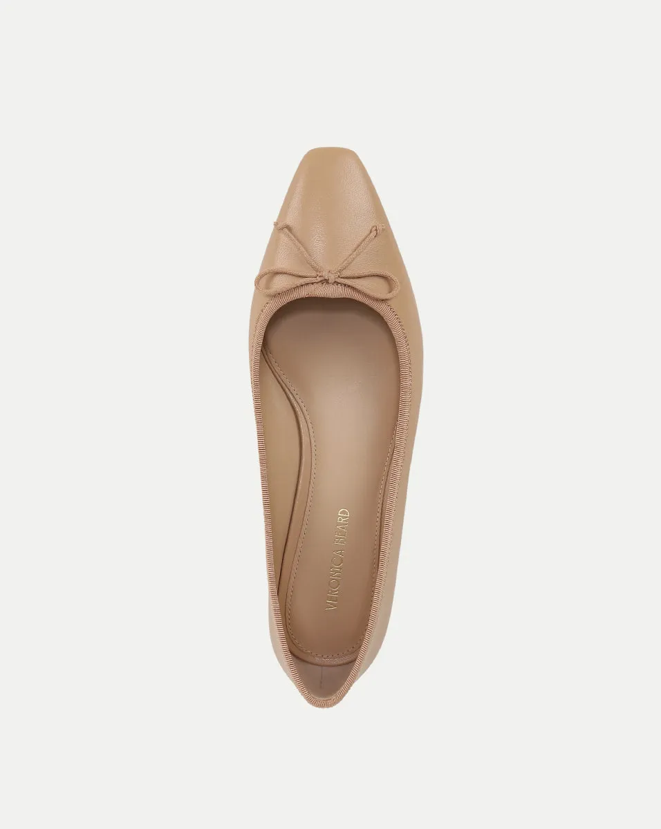 Cecile Leather Ballet Pump