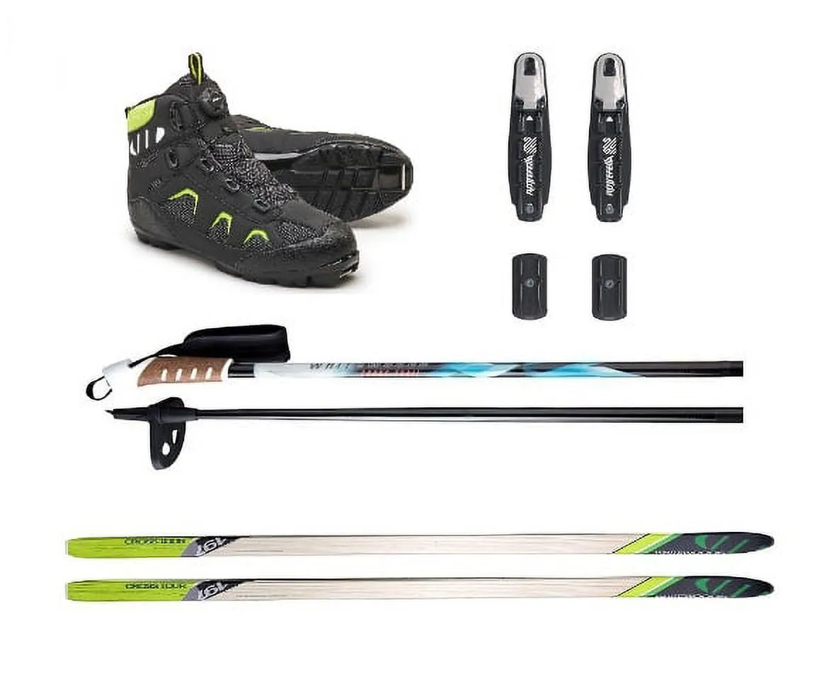 classic Adult 802 NNN Cross Country Ski Package, 157cm (skiers 90-120 lbs)