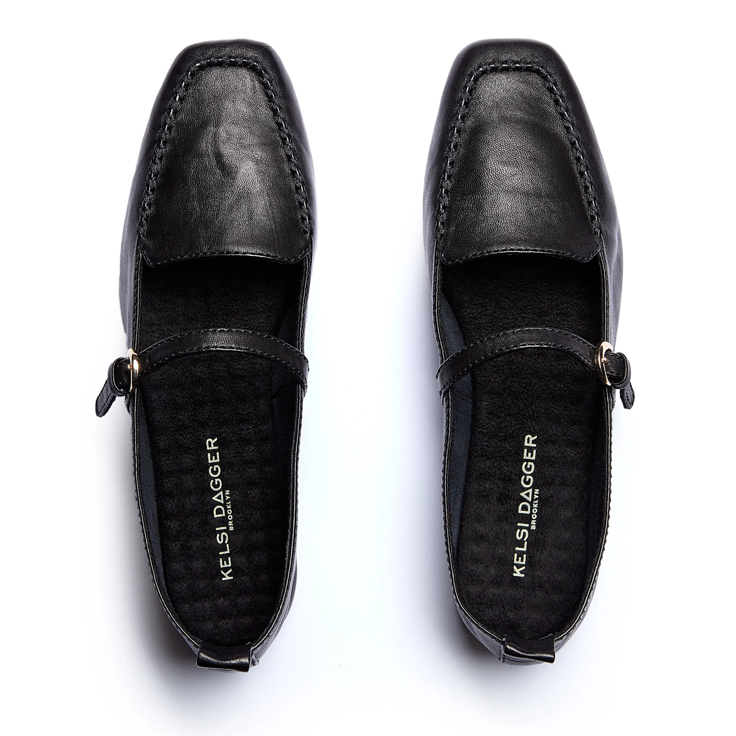 Ferry Black Mary Jane Flats