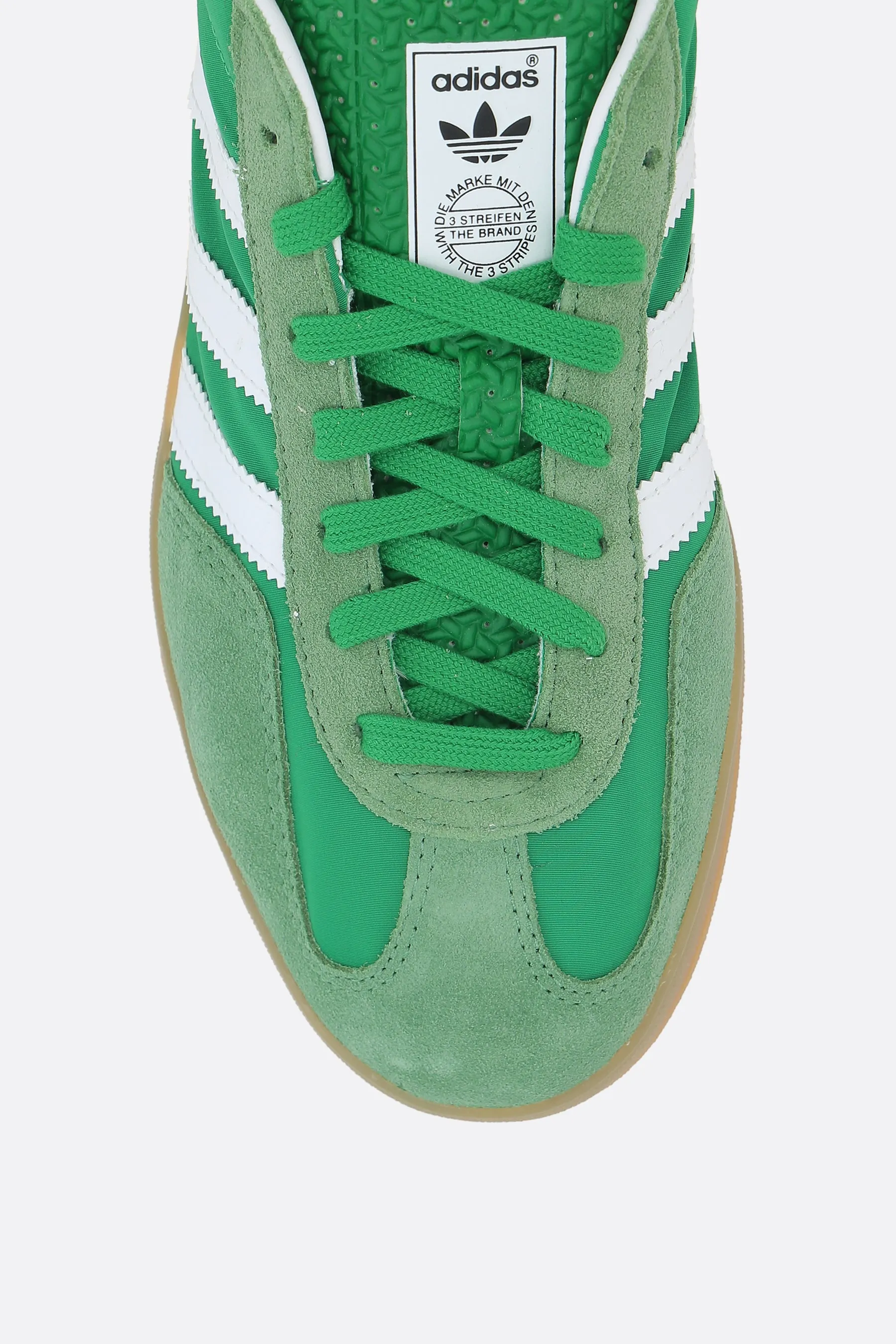 Gazelle Indoor nylon and suede sneakers