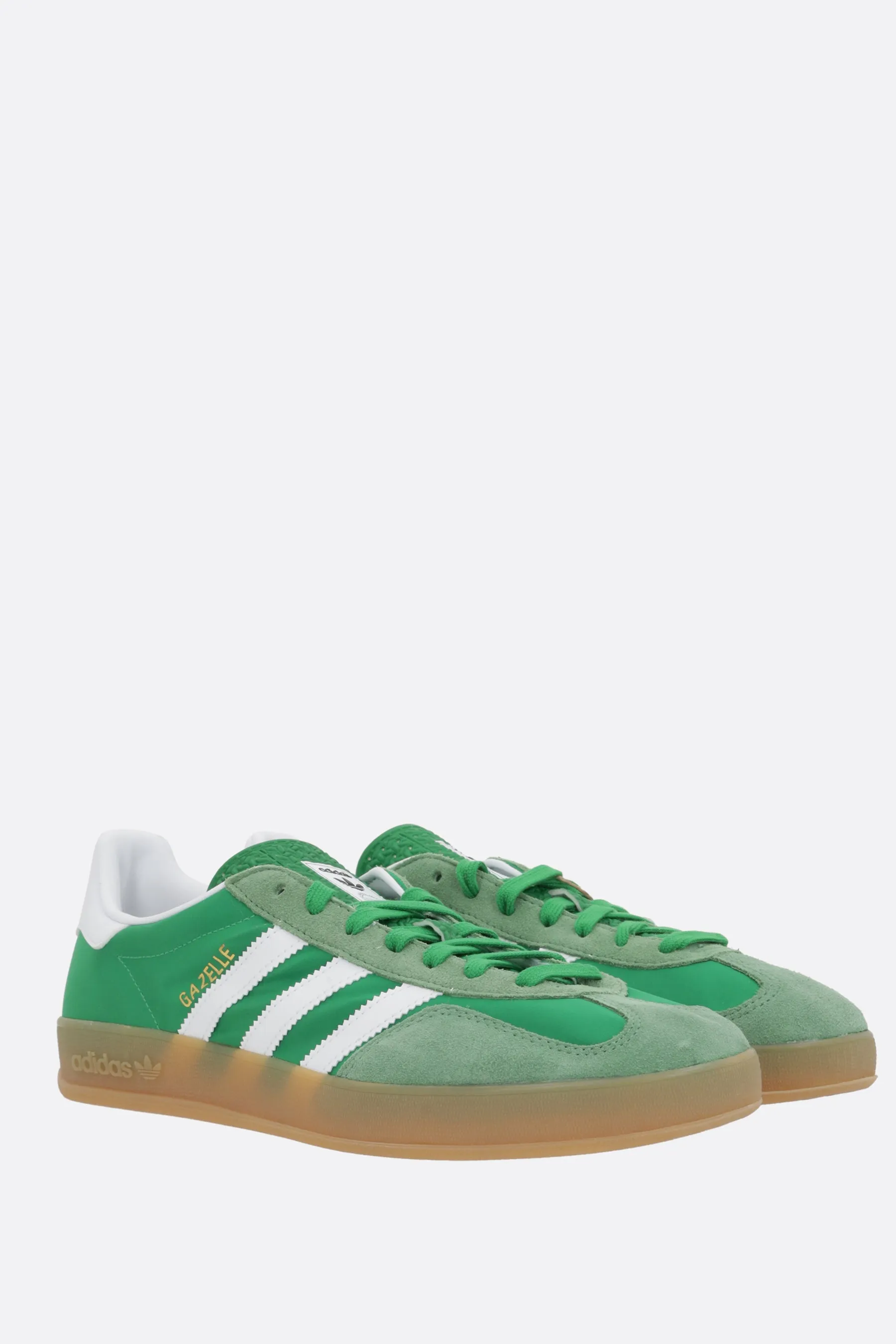 Gazelle Indoor nylon and suede sneakers