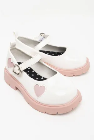 Heart Shoe White