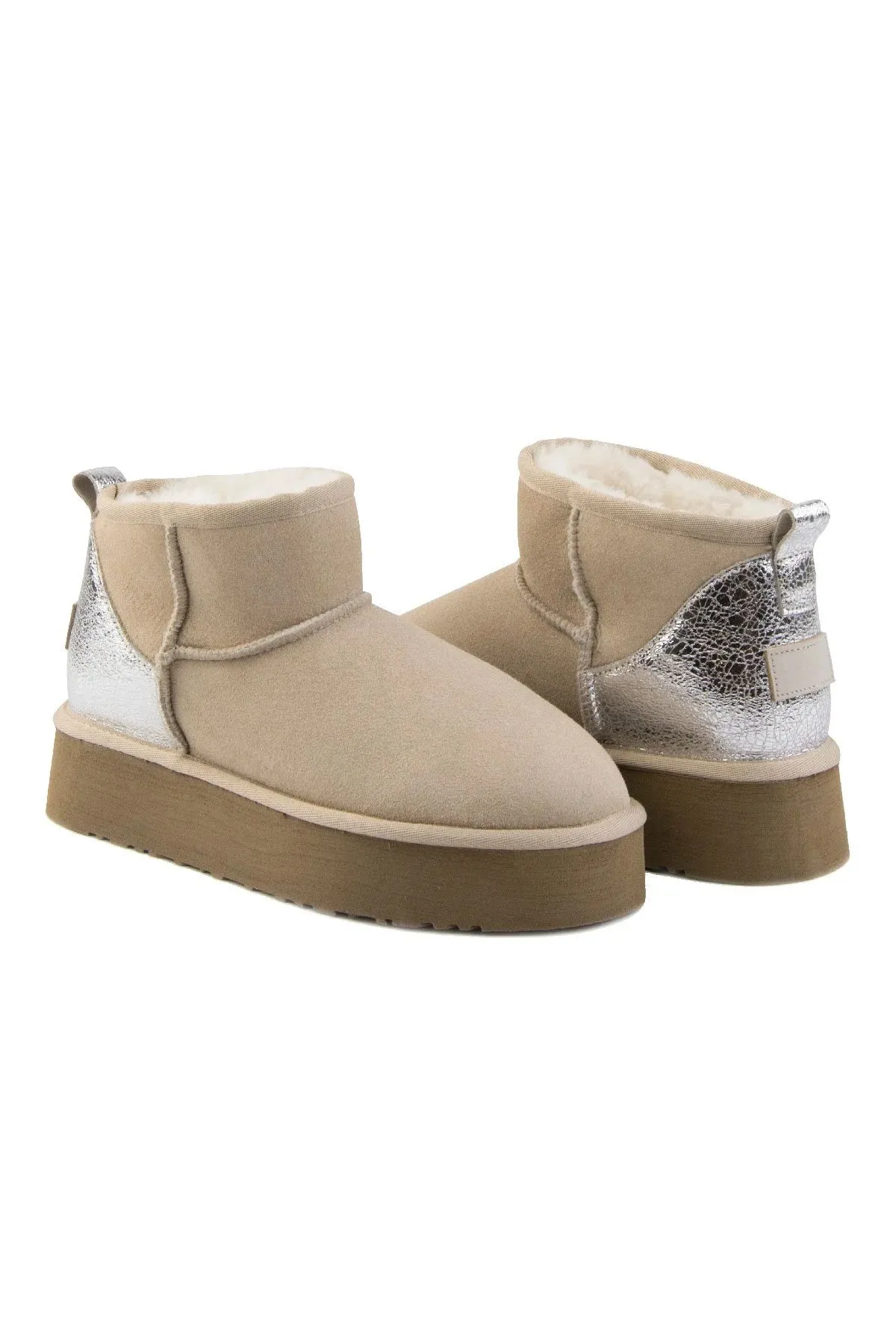 High Sole Ugg Boots 191301 Beige