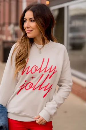 Holly & Jolly Graphic Crewneck