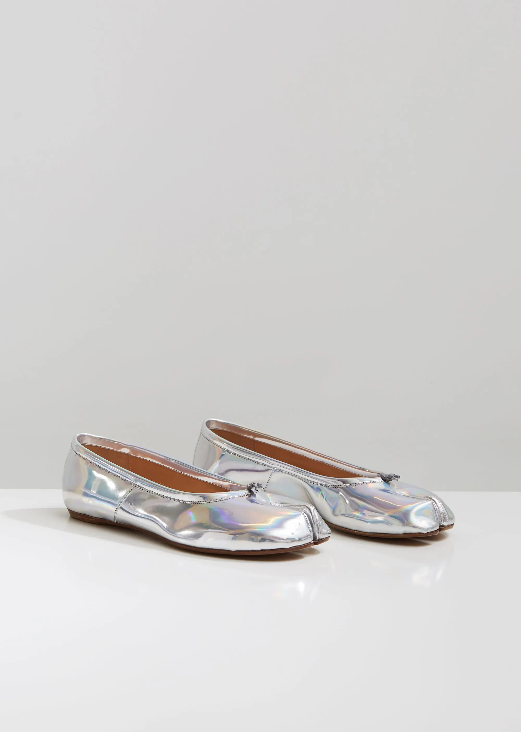 Iridescent Tabi Flats