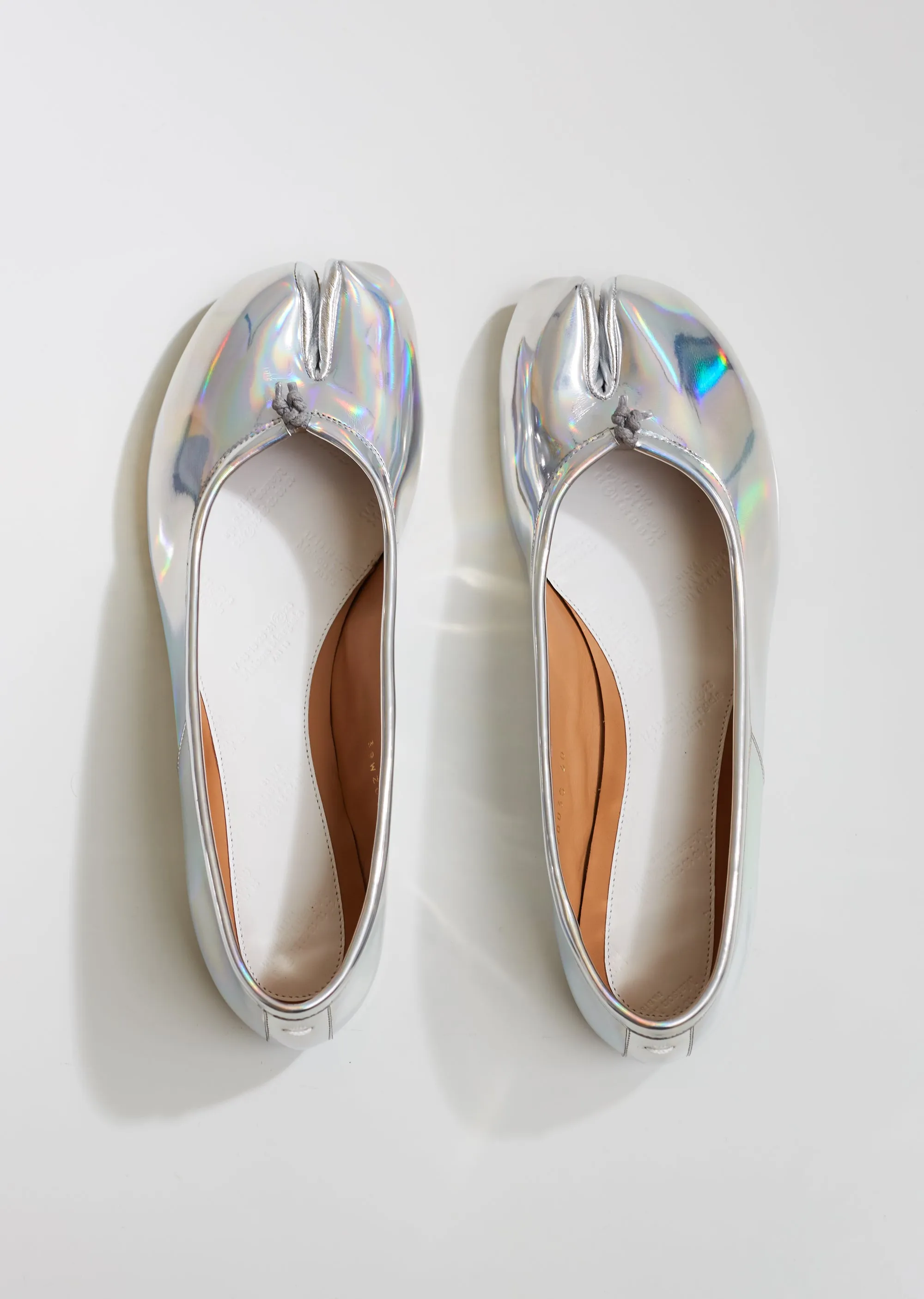 Iridescent Tabi Flats