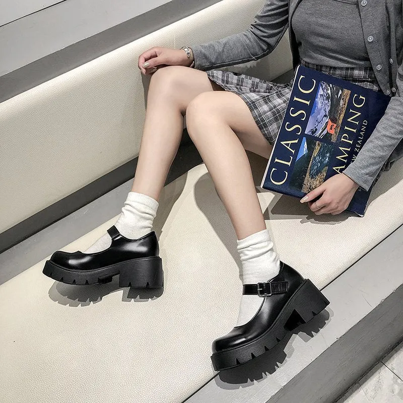 Japanese Mary Jane Platform JK Student Shoes