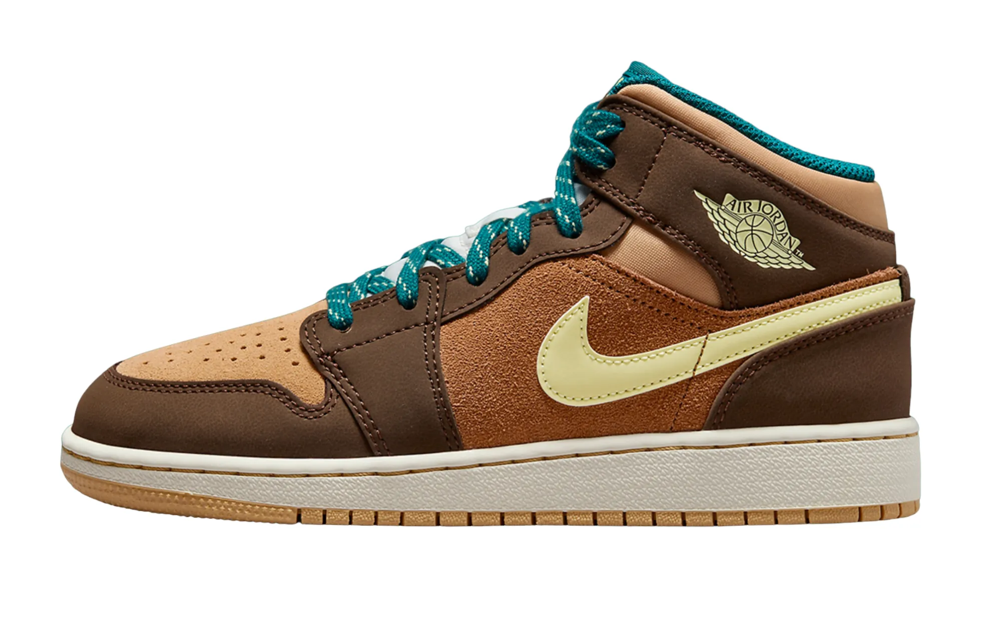 JORDAN 1 MID CACAO WOW (GS)