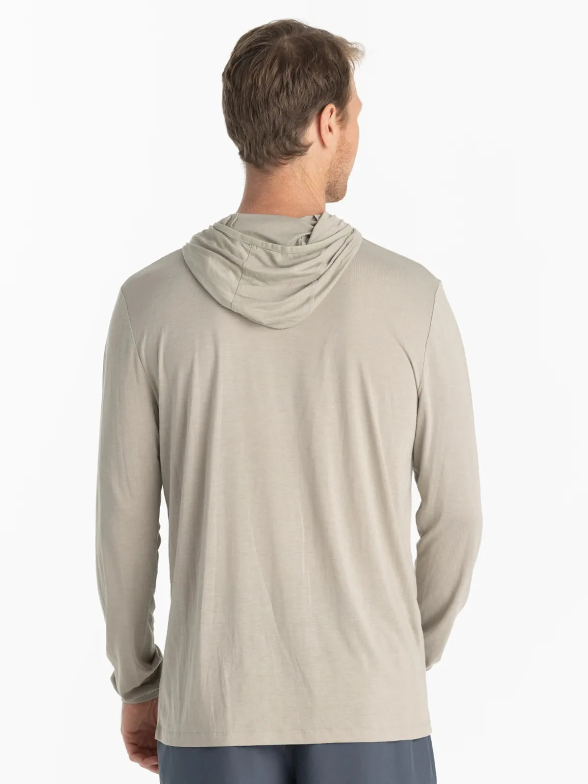 Men's Bamboo Lightweight Hoodie - Sandstone