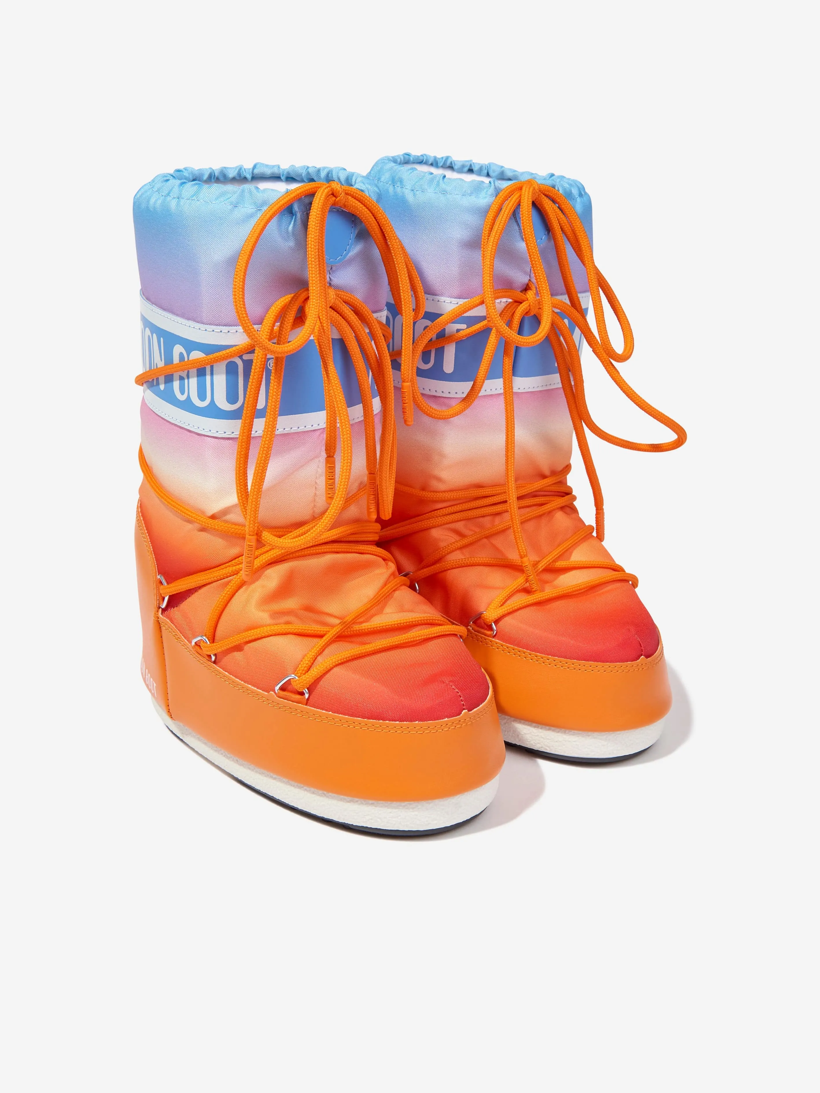 Moon Boot Kids Icon Sunrise Boots in Orange