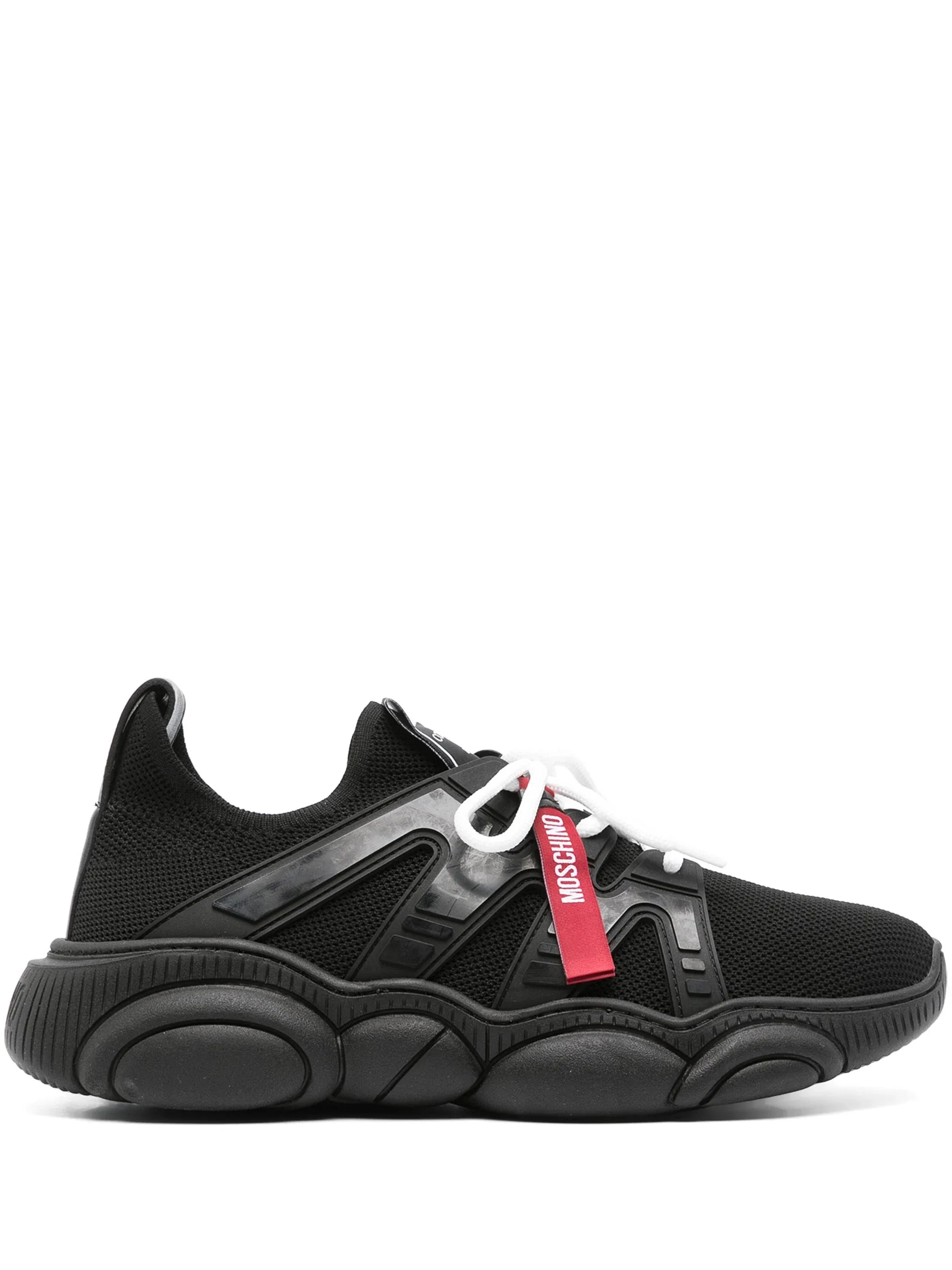 MOSCHINO PANELLED CHUNKY SNEAKERS