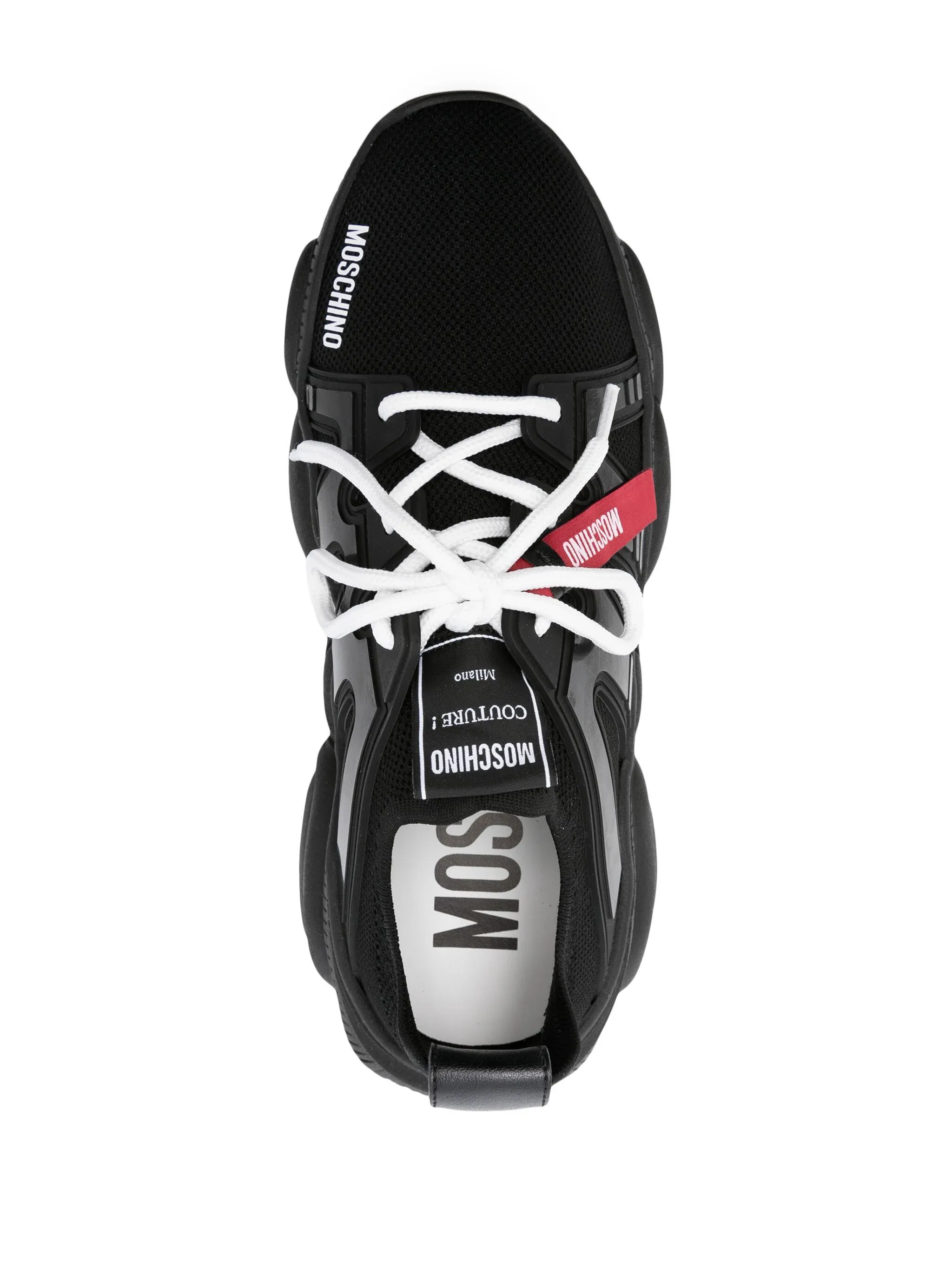 MOSCHINO PANELLED CHUNKY SNEAKERS