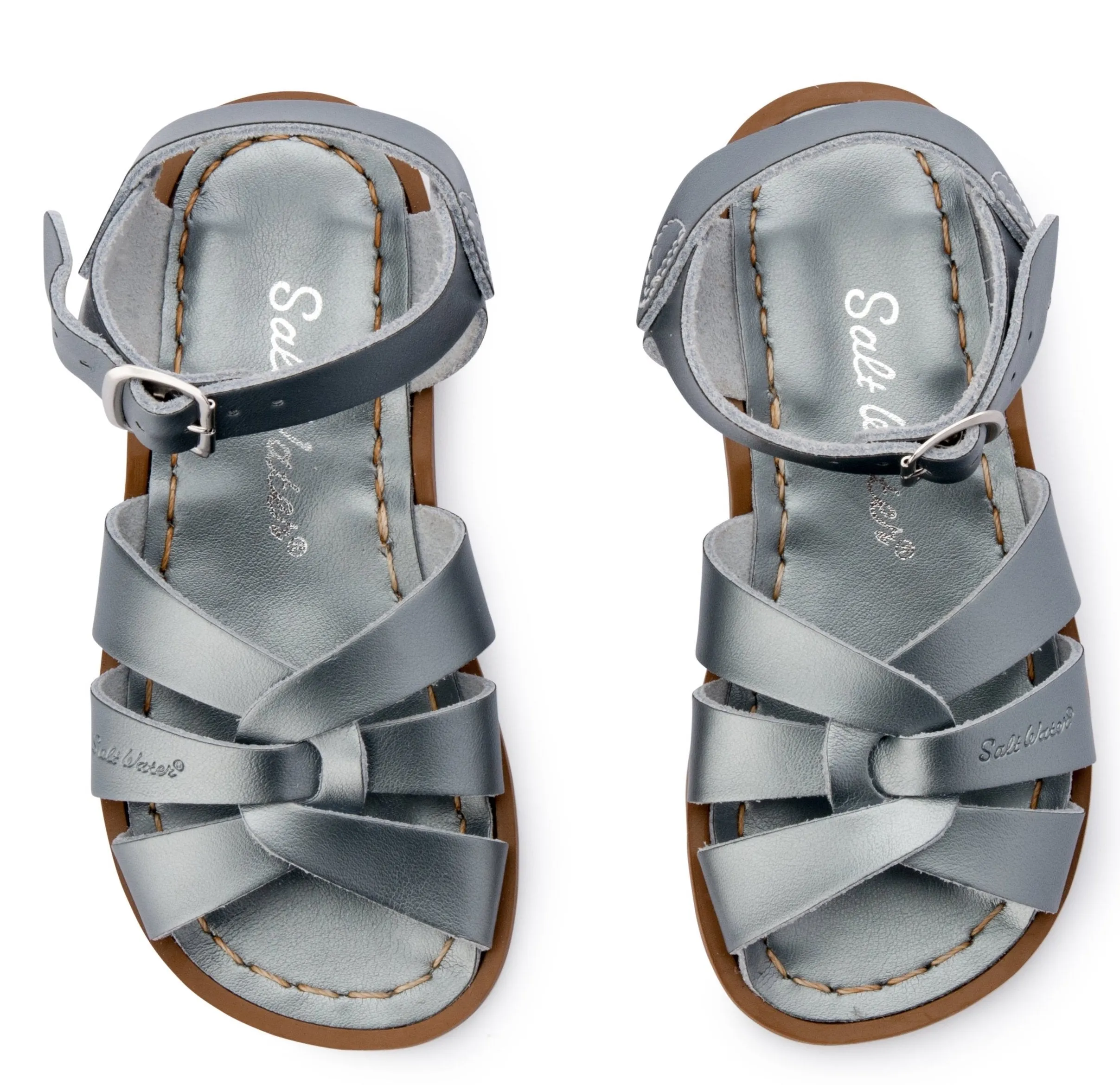 Salt Water Sandals - Childrens - Pewter