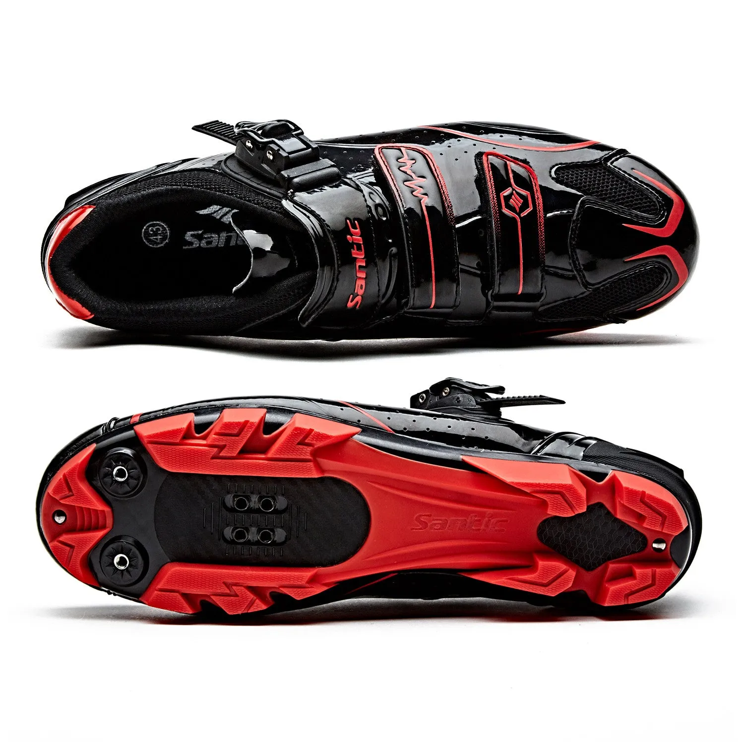 Santic Knight Ⅱ Black Men MTB Cycling Shoes