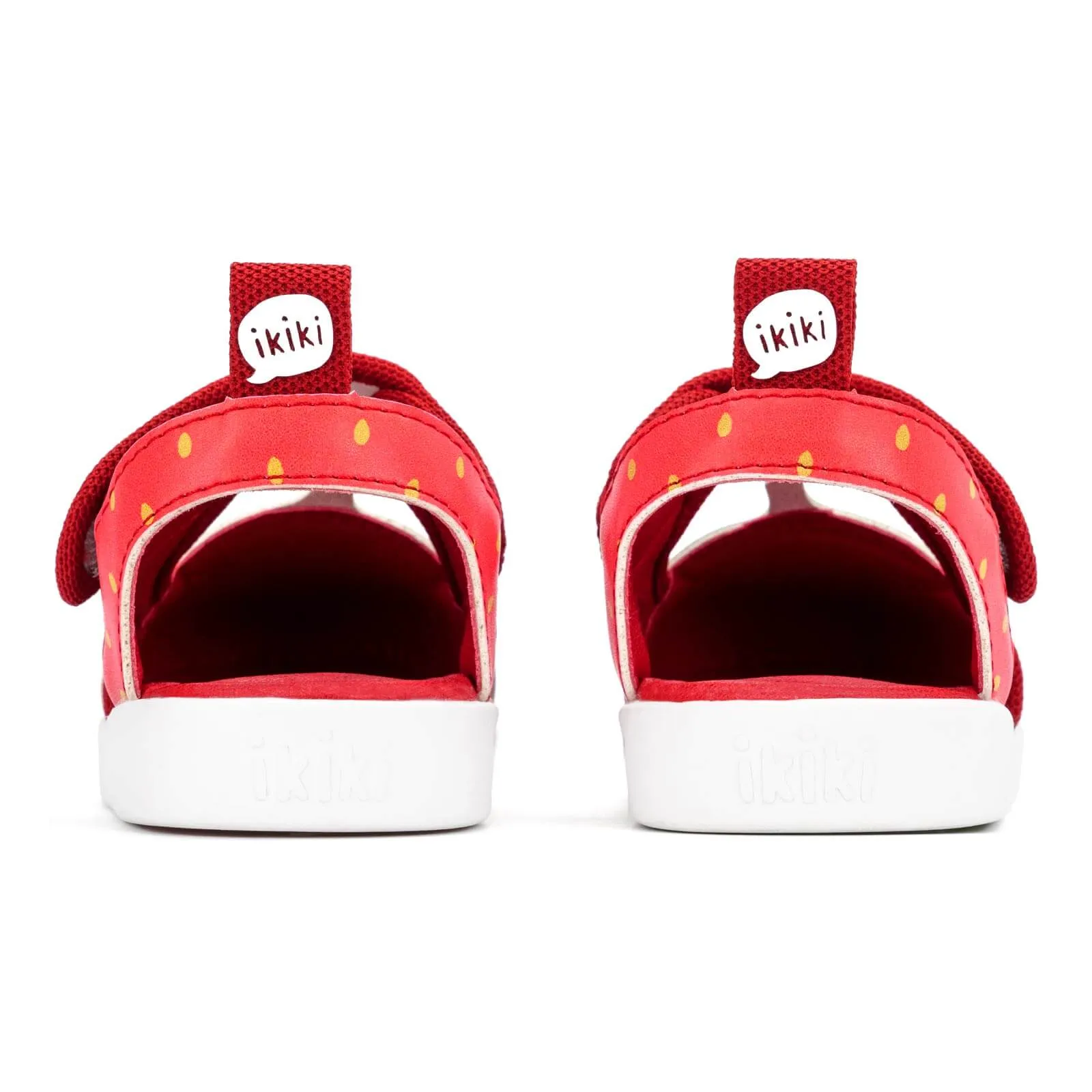 Strawberry Squeaky Toddler Sandals | Red