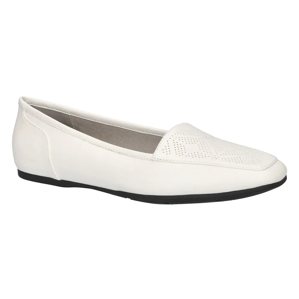 Thrill Perforated Slip On Flats