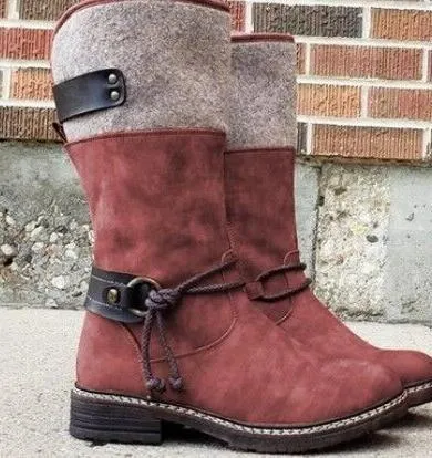 Women's Suede Snow Boots