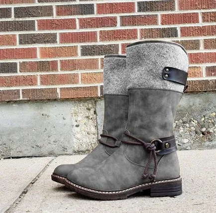 Women's Suede Snow Boots